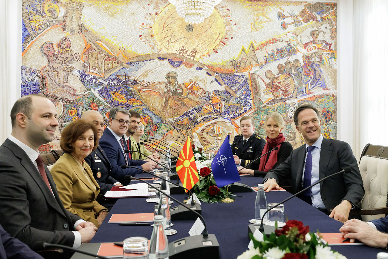 NATO Secretary General meets with Gordana Siljanovska Davkova, President of North Macedonia
