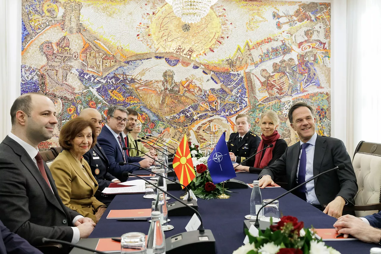 NATO Secretary General meets with Gordana Siljanovska Davkova, President of North Macedonia