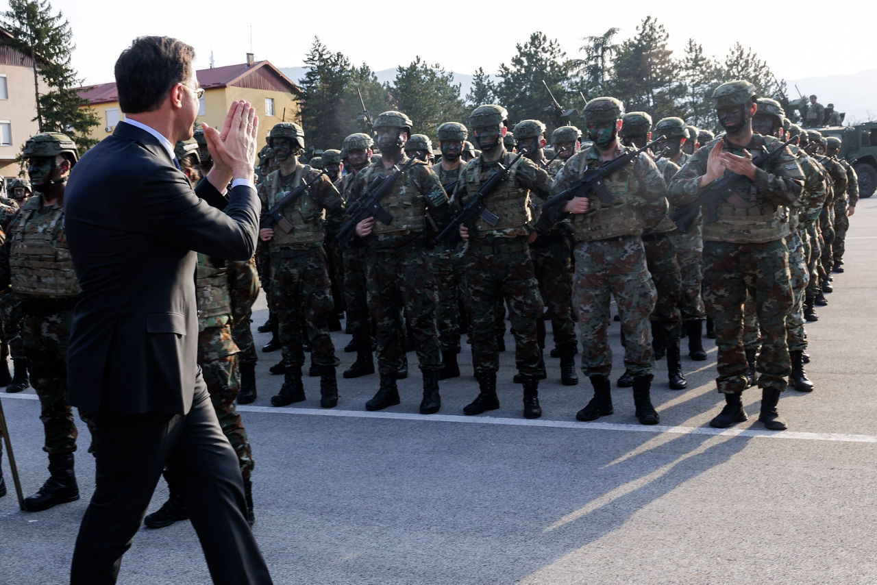 NATO Secretary General Mark Rutte visits Ilinden Baracks in Skopje