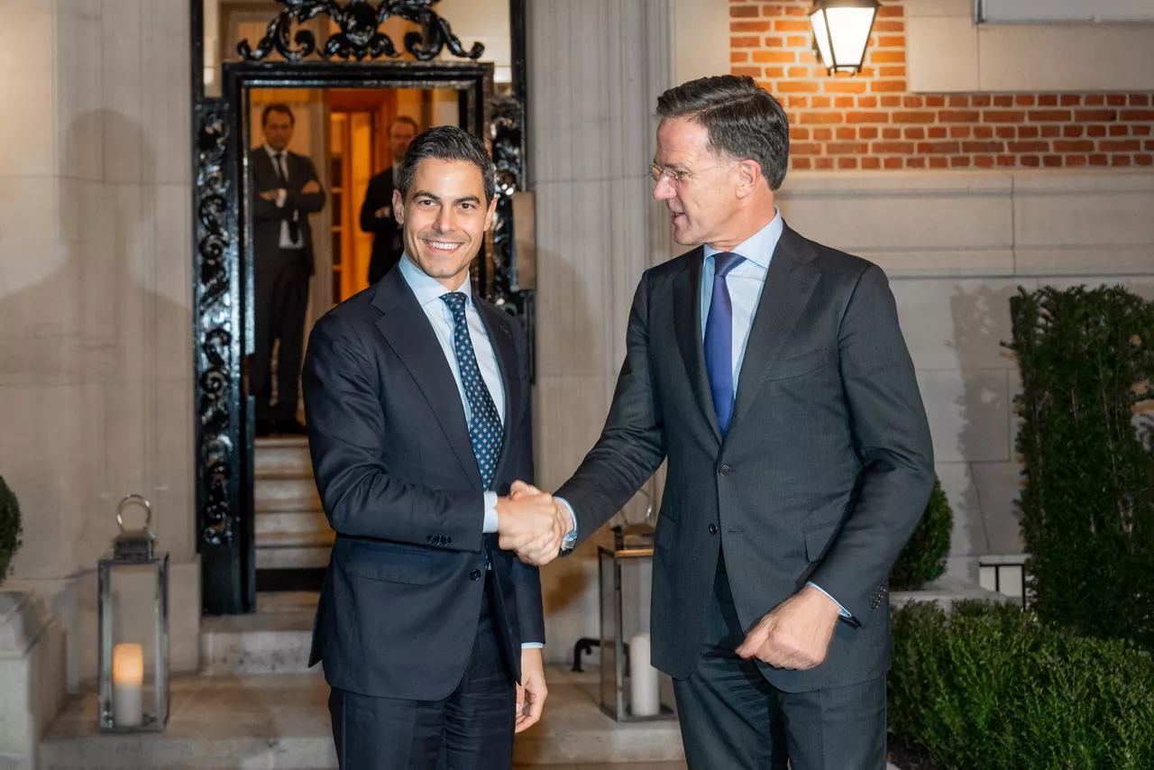 NATO Secretary General Mark Rutte and Prime Minister of the Netherlands, Rob Jetten