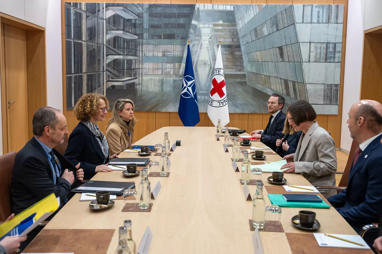 NATO Deputy Secretary General Radmila Shekerinska meets with Mirjana Spoljaric Egger, President of the International Committee of the Red Cross