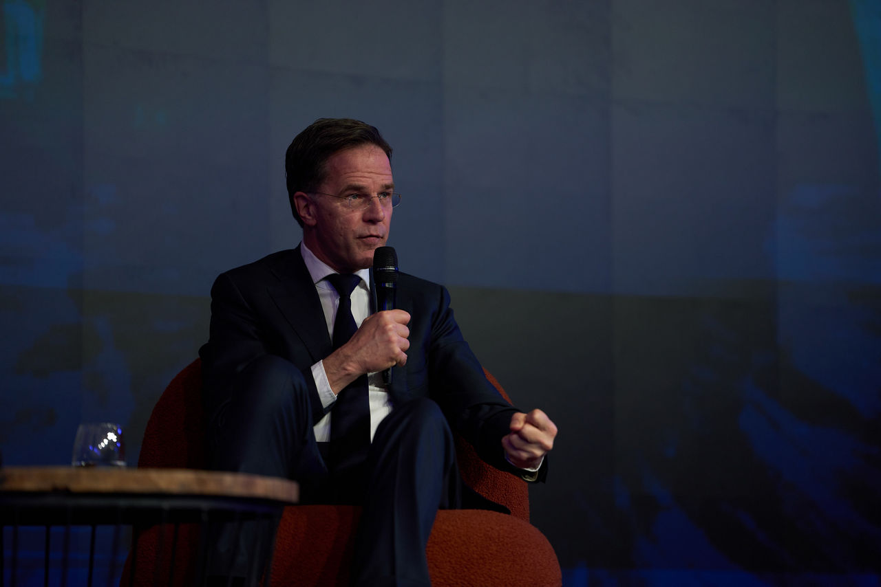 Sofa Talk with NATO Secretary General Mark Rutte and Theo Francken, Minister of Defence Belgium moderated by Cindy Dubois