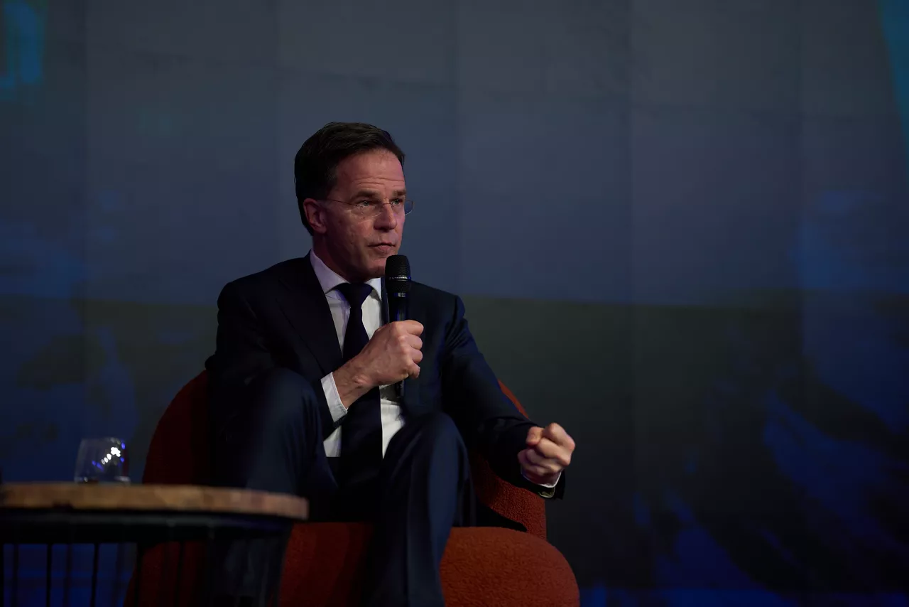 Sofa Talk with NATO Secretary General Mark Rutte and Theo Francken, Minister of Defence Belgium moderated by Cindy Dubois