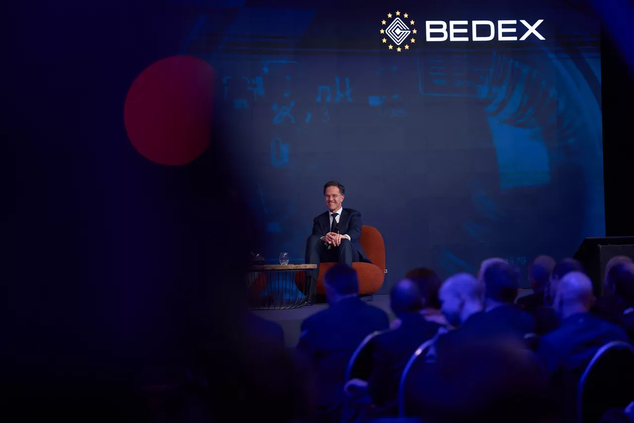 Sofa Talk with NATO Secretary General Mark Rutte and Theo Francken, Minister of Defence Belgium moderated by Cindy Dubois