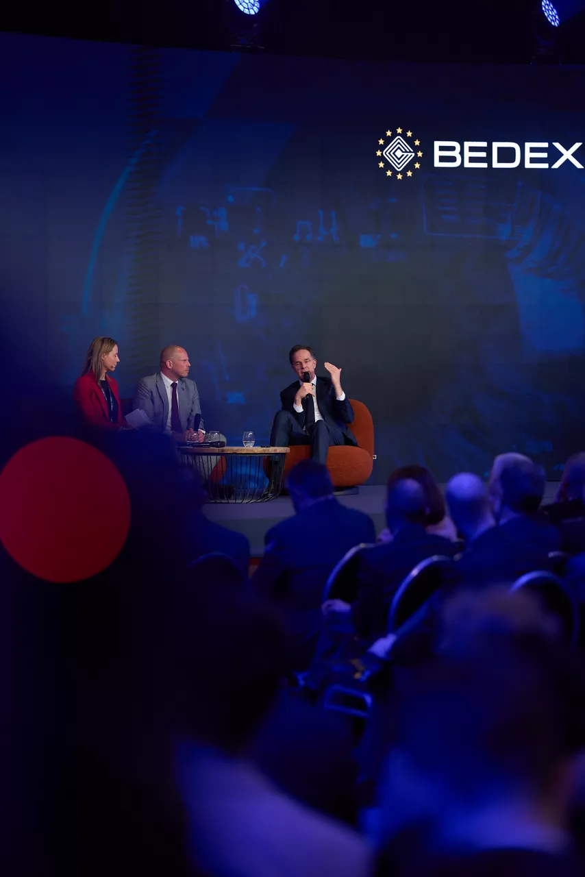 Sofa Talk with NATO Secretary General Mark Rutte and Theo Francken, Minister of Defence Belgium moderated by Cindy Dubois