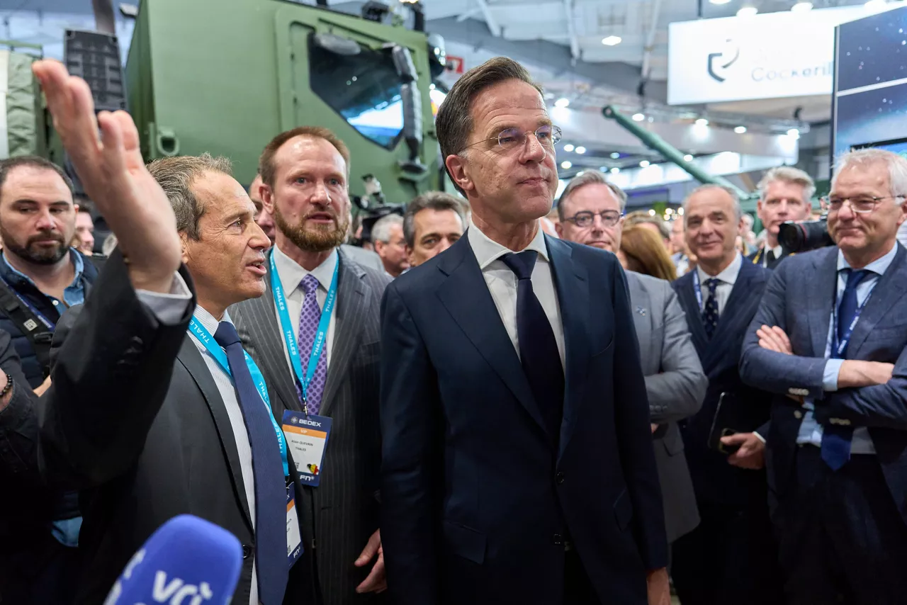 NATO Secretary General Mark Rutte visits the exhibition at BEDEX 2026