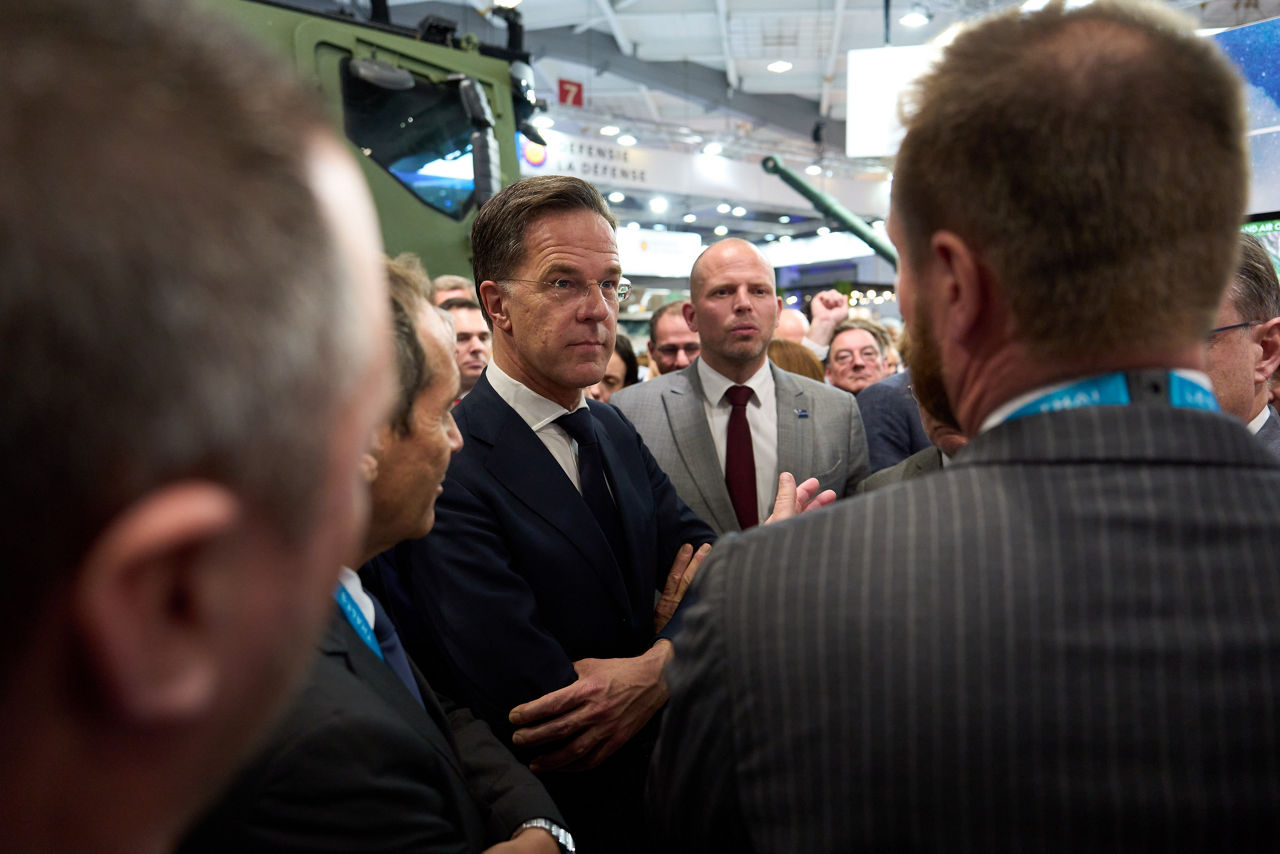 NATO Secretary General Mark Rutte visits the exhibition at BEDEX 2026