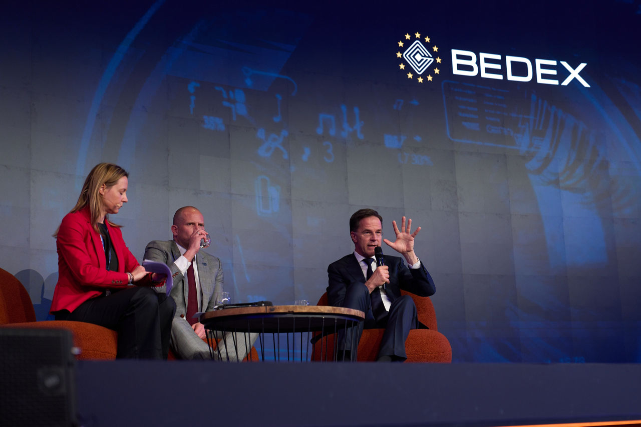 Sofa Talk with NATO Secretary General Mark Rutte and Theo Francken, Minister of Defence Belgium moderated by Cindy Dubois