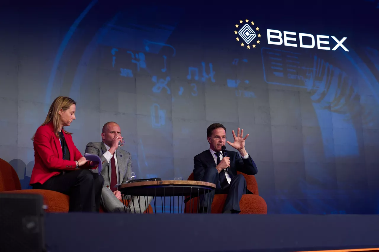 Sofa Talk with NATO Secretary General Mark Rutte and Theo Francken, Minister of Defence Belgium moderated by Cindy Dubois