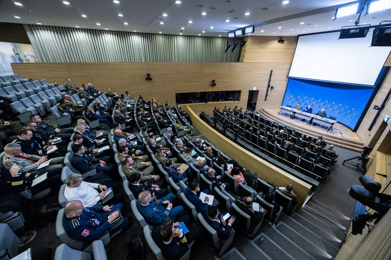 NATO Defense College Senior Course and NATO Regional Cooperation Course during briefings at NATO Headquarters