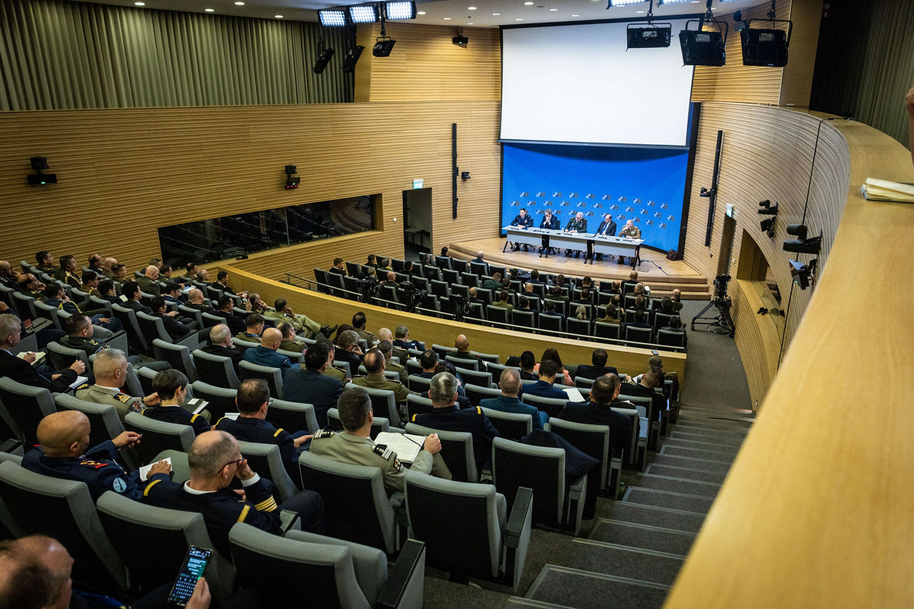 NATO Defense College Senior Course and NATO Regional Cooperation Course during briefings at NATO Headquarters