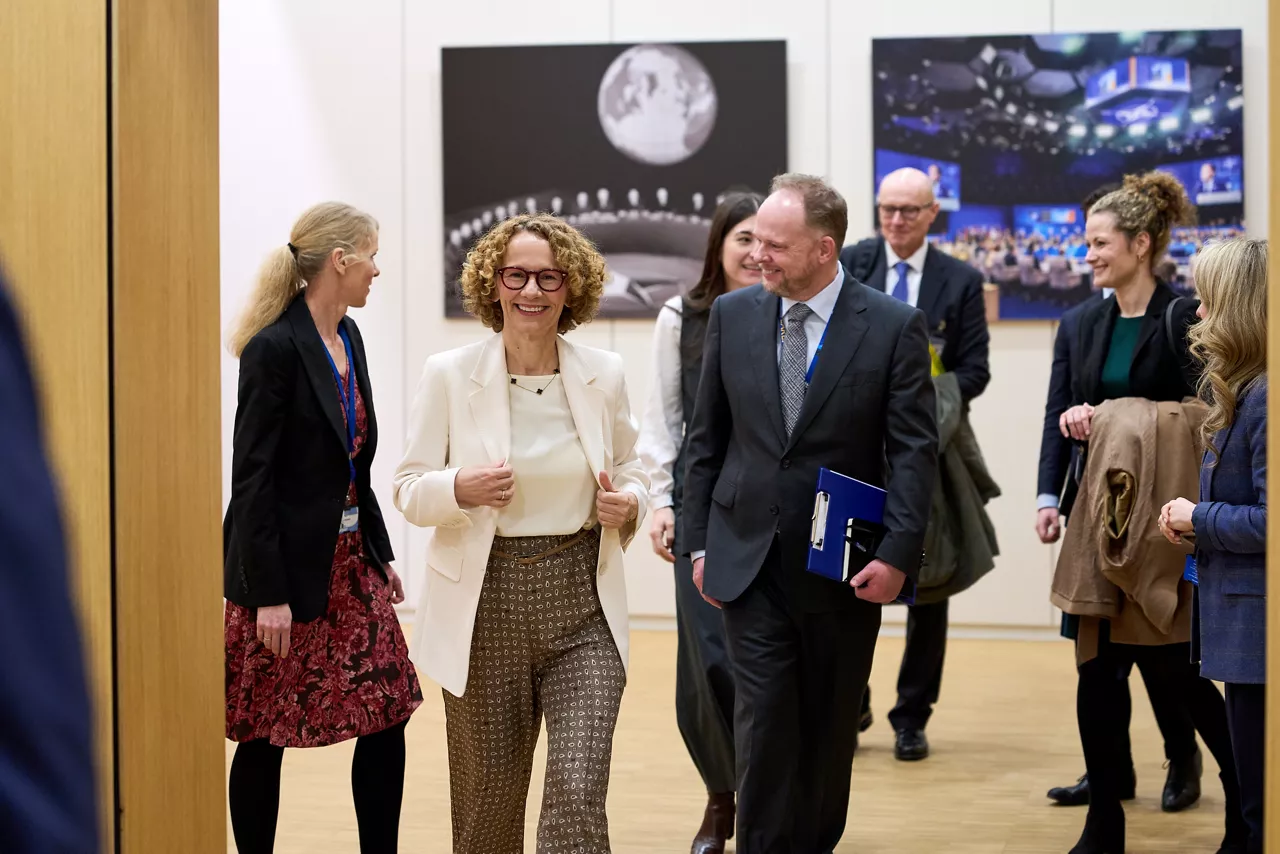 NATO Deputy Secretary General Radmila Shekerinska meets with EU Special Representative for the Belgrade-Pristina Dialogue and other Western Balkan regional issues, Peter Sørensen