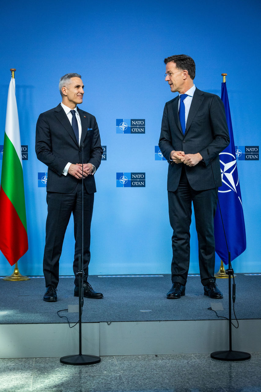 Short remarks by NATO Secretary General Mark Rutte and Andrey Gurov, Prime Minister of Bulgaria