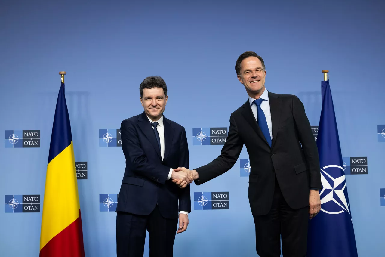 The President of Romania, Nicușor Dan visits NATO and meets with NATO Secretary General Mark Rutte