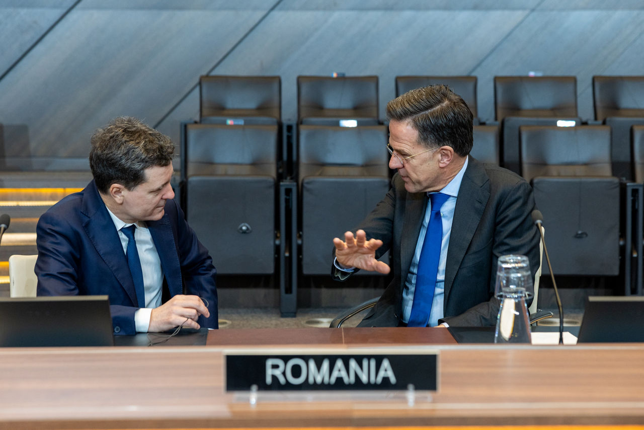 The President of Romania, Nicușor Dan visits NATO and meets with NATO Secretary General Mark Rutte