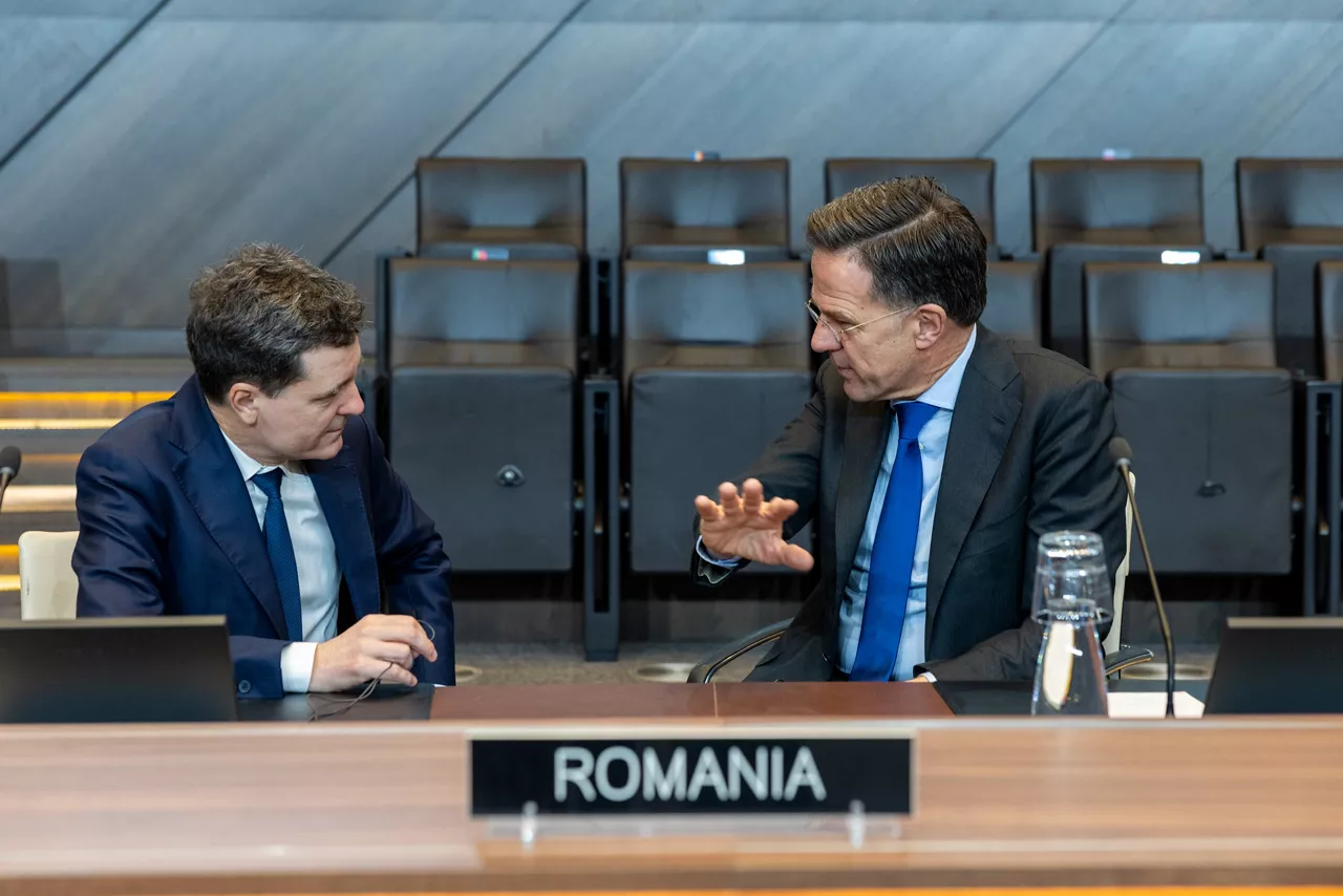 The President of Romania, Nicușor Dan visits NATO and meets with NATO Secretary General Mark Rutte