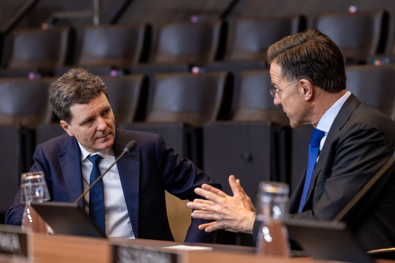 The President of Romania, Nicușor Dan visits NATO and meets with NATO Secretary General Mark Rutte