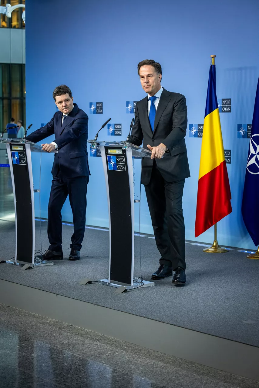 Joint press conference with NATO Secretary General Mark Rutte and the President of Romania, Nicușor Dan 