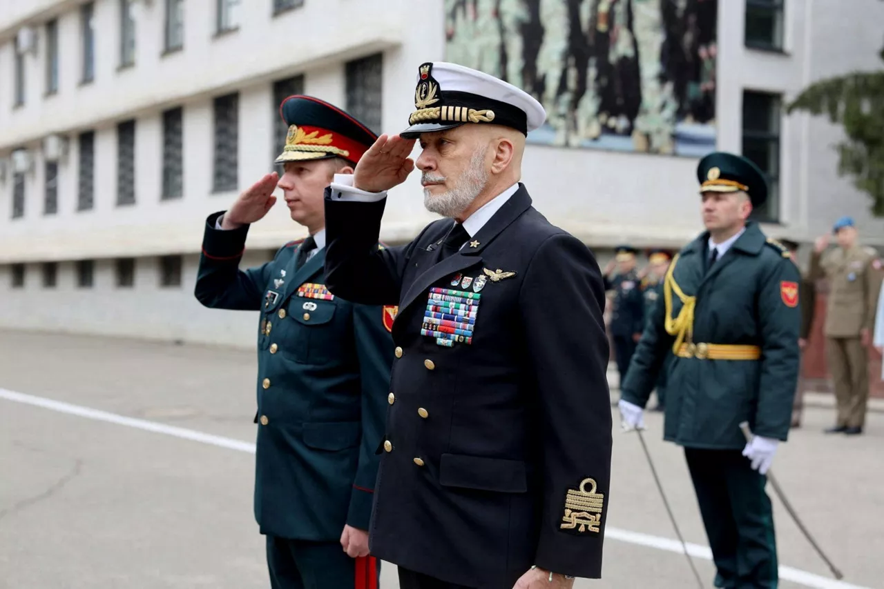 Chair of the NATO Military Committee Admiral Giuseppe Cavo Dragone visits the Republic of Moldova

