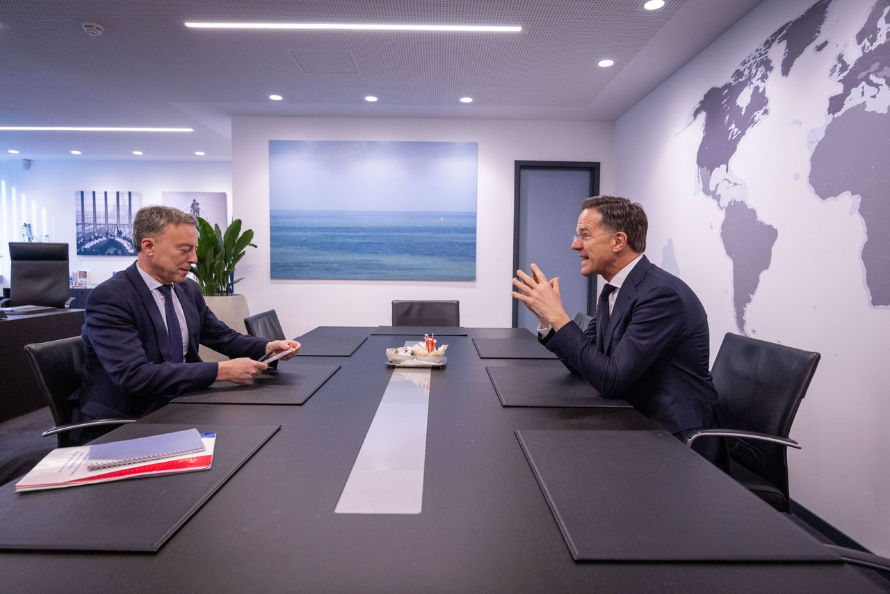 NATO Secretary General Mark Rutte meets with Martin Briens, Secretary General of the French Ministry for Europe and Foreign Affairs