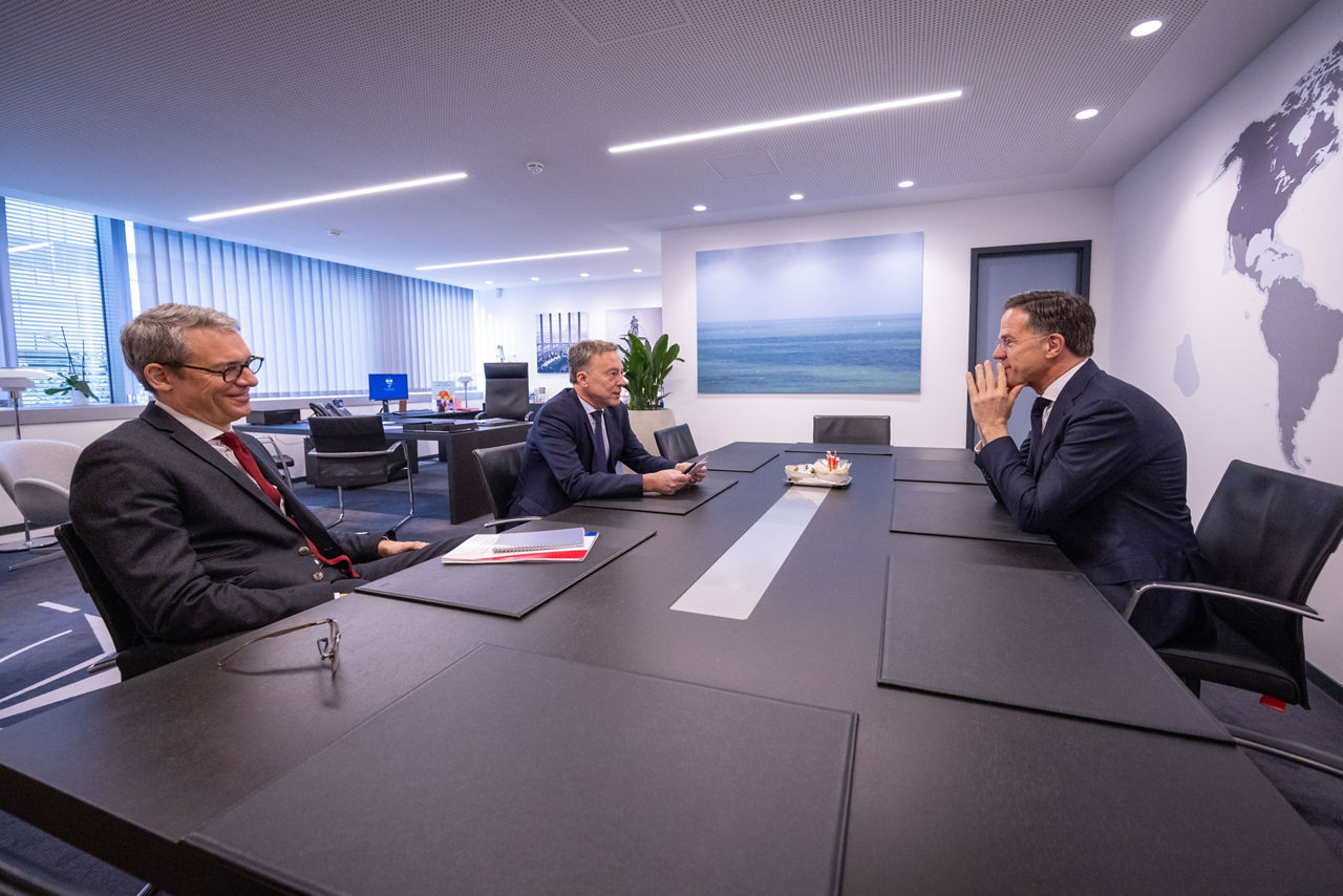 NATO Secretary General Mark Rutte meets with Martin Briens, Secretary General of the French Ministry for Europe and Foreign Affairs