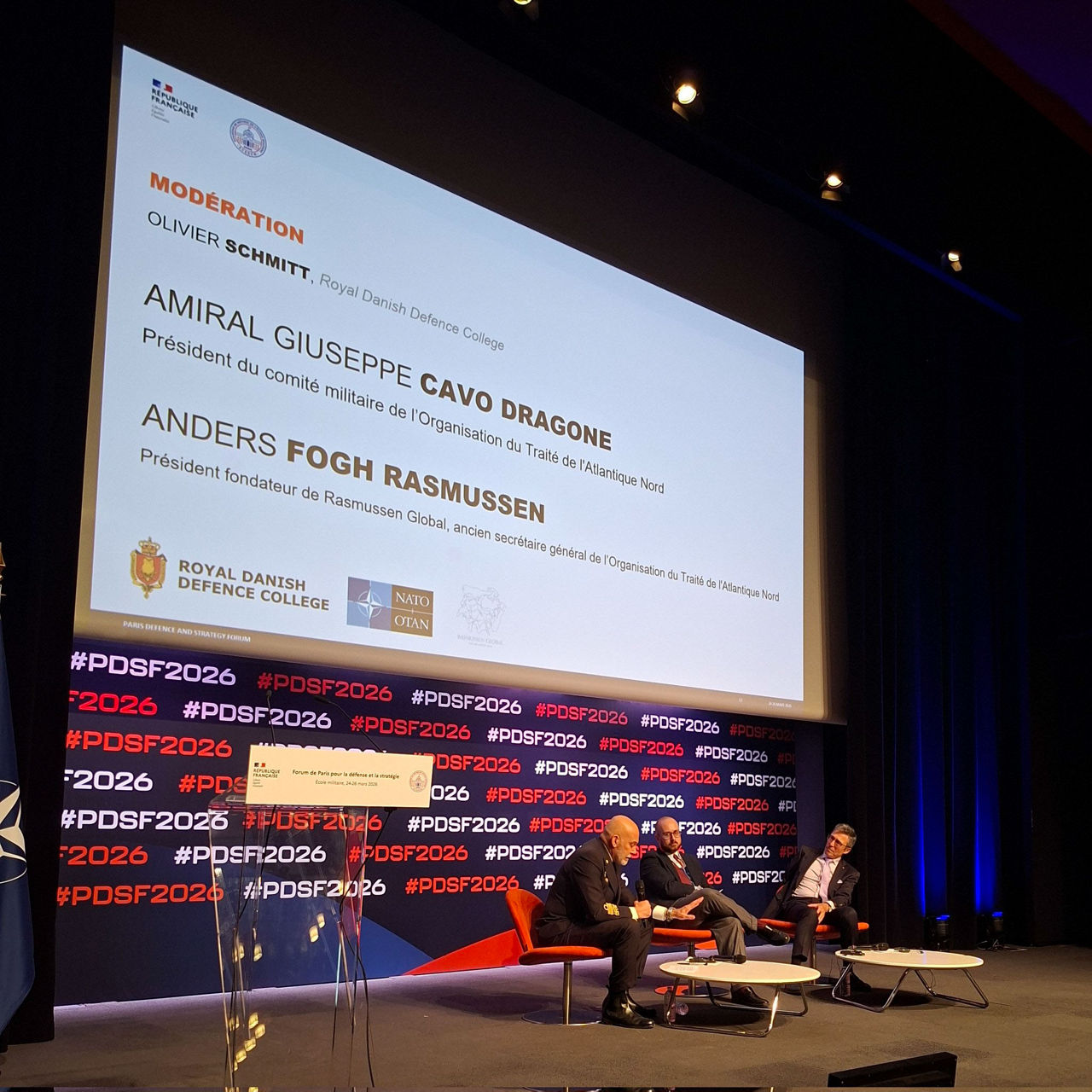 The Chair of the NATO Military Committee attends the Paris Defence and Strategy Forum