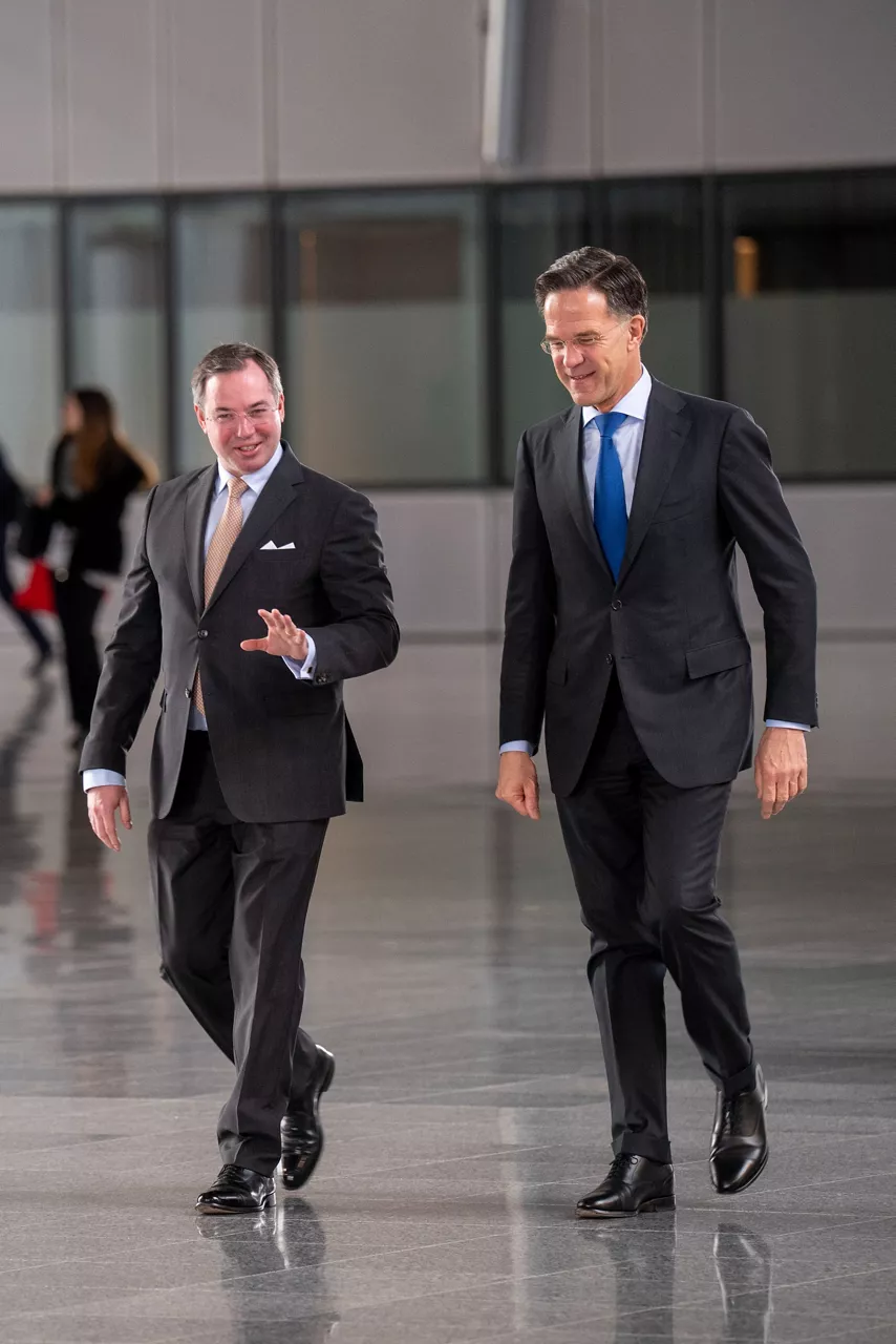 NATO Secretary General Mark Rutte meets His Royal Highness the Grand-Duke Guillaume