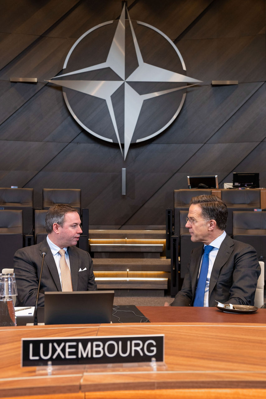 NATO Secretary General Mark Rutte meets His Royal Highness the Grand-Duke Guillaume