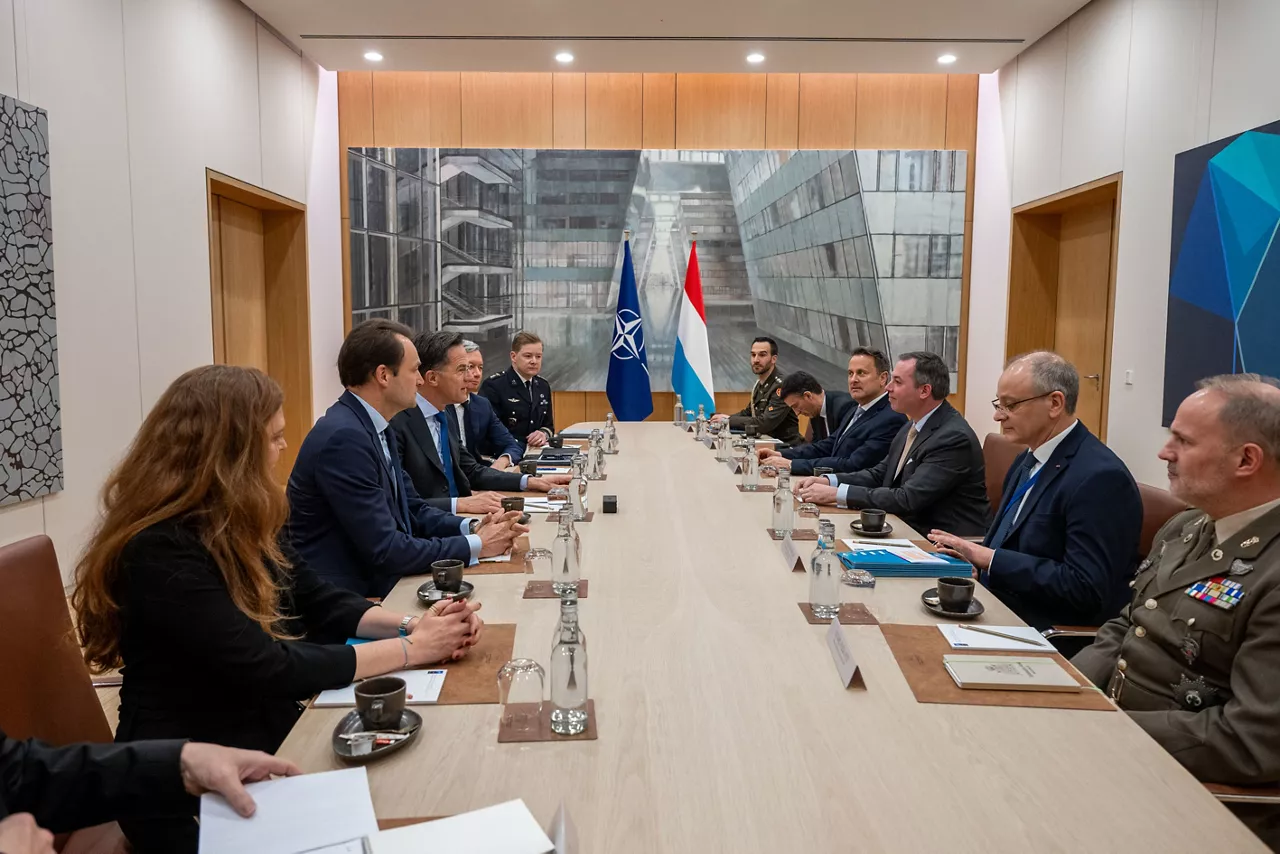 NATO Secretary General Mark Rutte meets His Royal Highness the Grand-Duke Guillaume