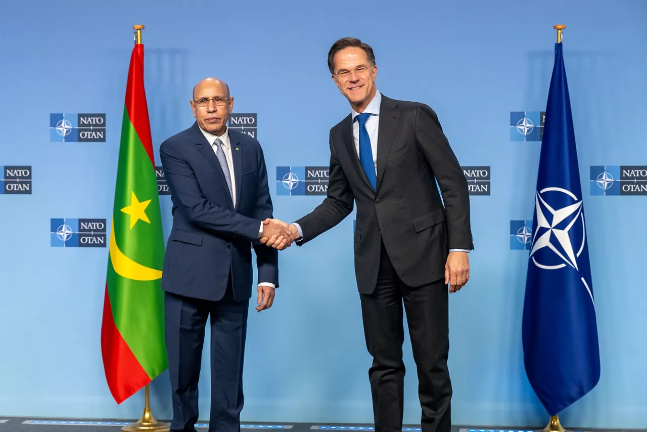 NATO Secretary General Mark Rutte meets Mohamed Ould Cheikh El Ghazouani, President of the Islamic Republic of Mauritania
