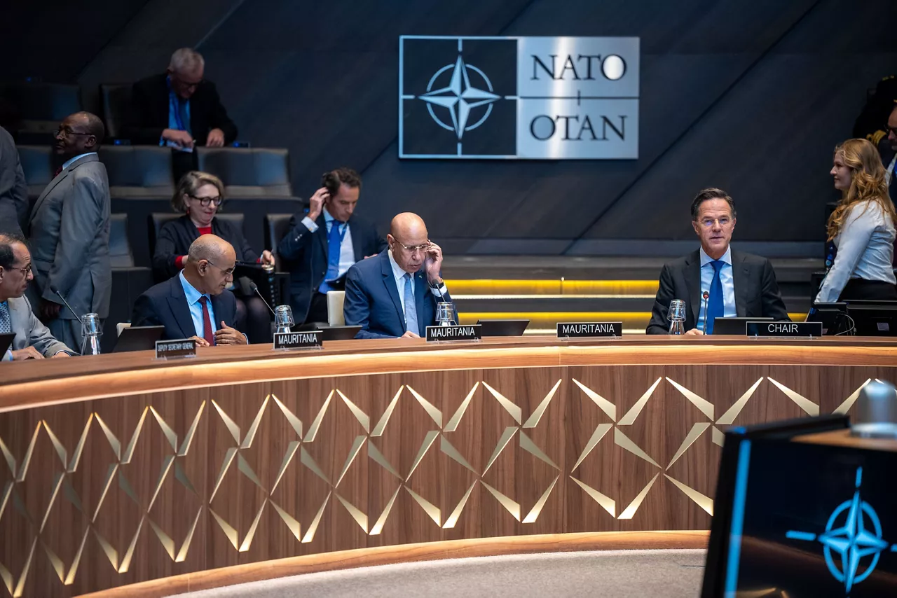 NATO Secretary General Mark Rutte meets Mohamed Ould Cheikh El Ghazouani, President of the Islamic Republic of Mauritania
