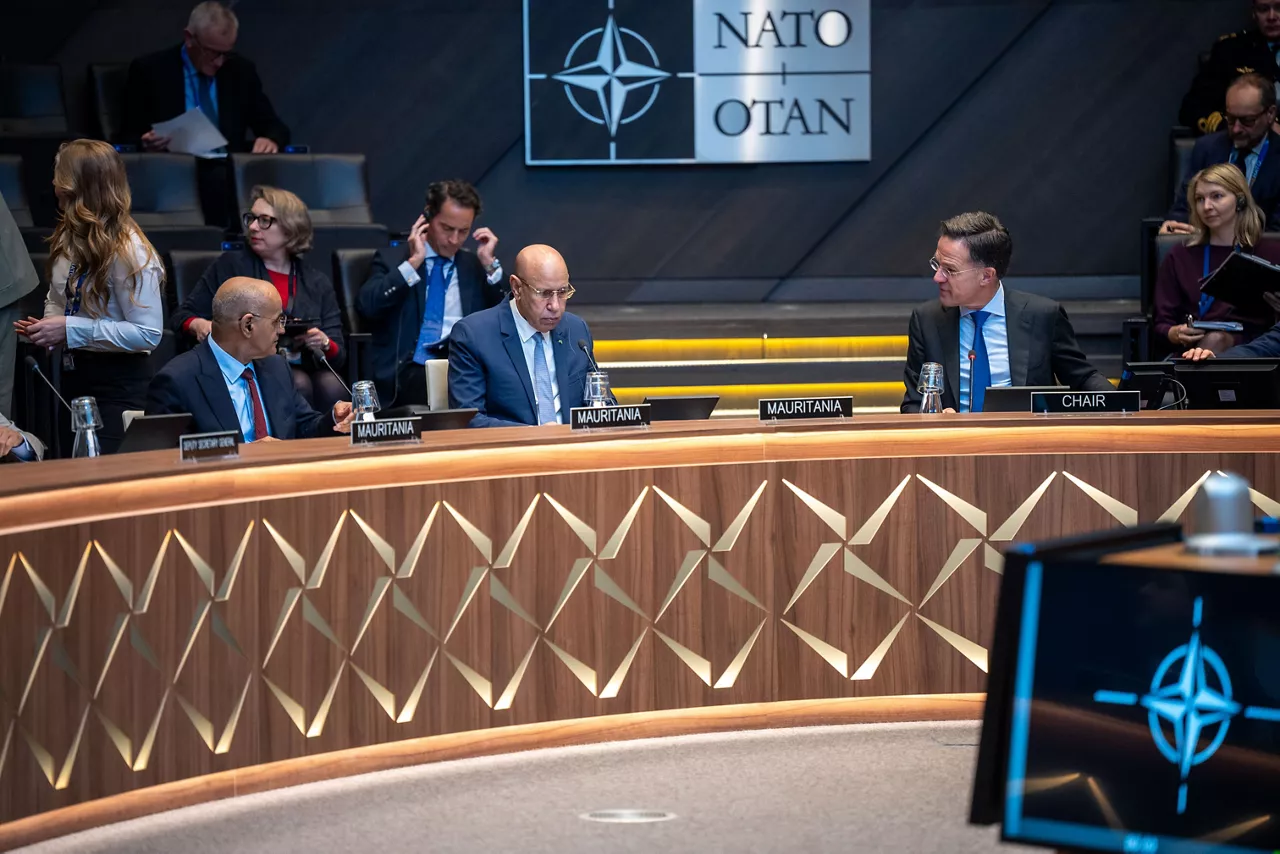 NATO Secretary General Mark Rutte meets Mohamed Ould Cheikh El Ghazouani, President of the Islamic Republic of Mauritania
