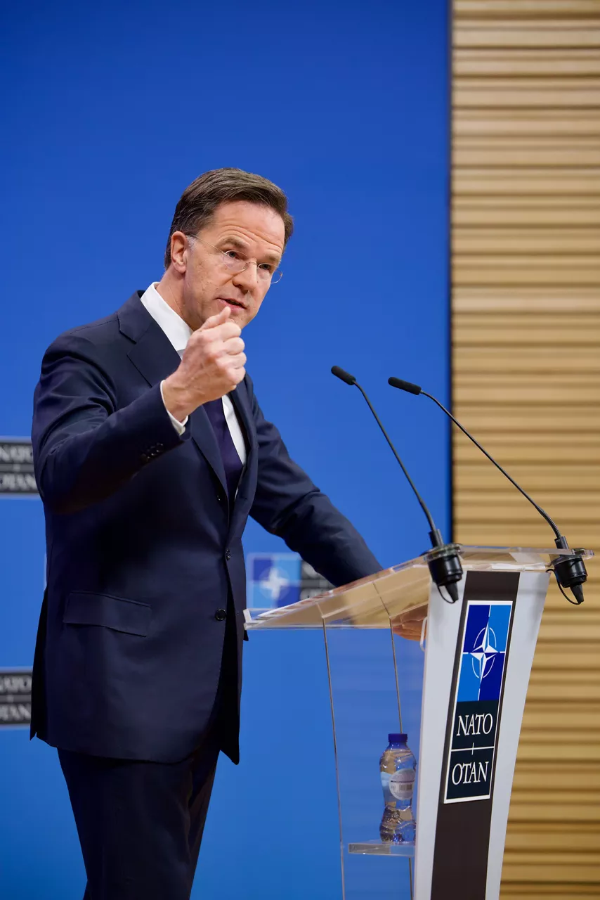 Press conference by the NATO Secretary General Mark Rutte for the launch of his Annual Report for 2025
