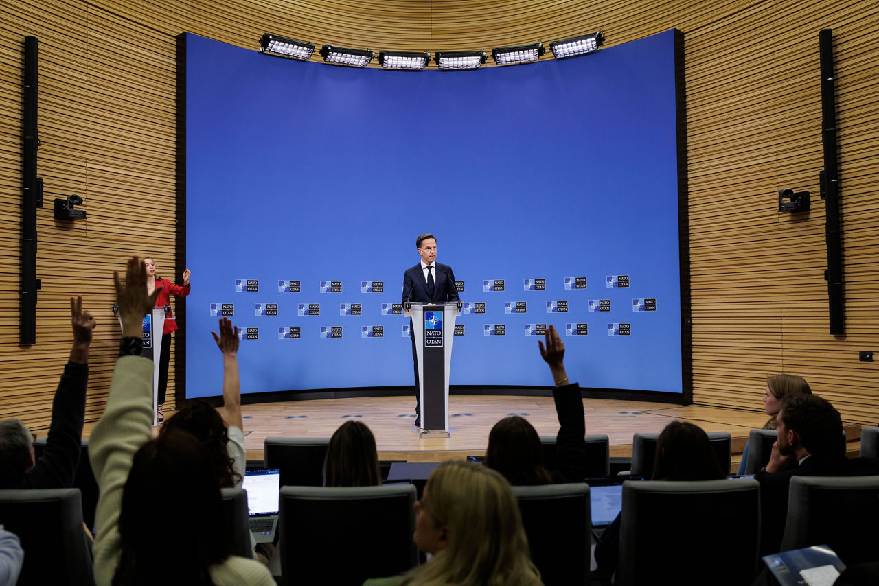 Press conference by the NATO Secretary General Mark Rutte for the launch of his Annual Report for 2025