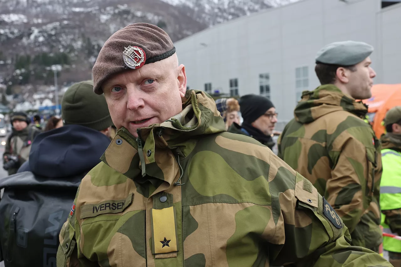 Chair COMEDS BG Petter Iversen in Narvik during Arctic Health Preparedness Exercise at Cold Response 2026.