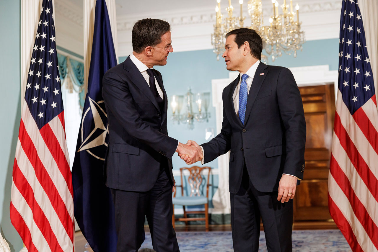 NATO Secretary General Mark Rutte meets with Marco Rubio, U.S. Secretary of State