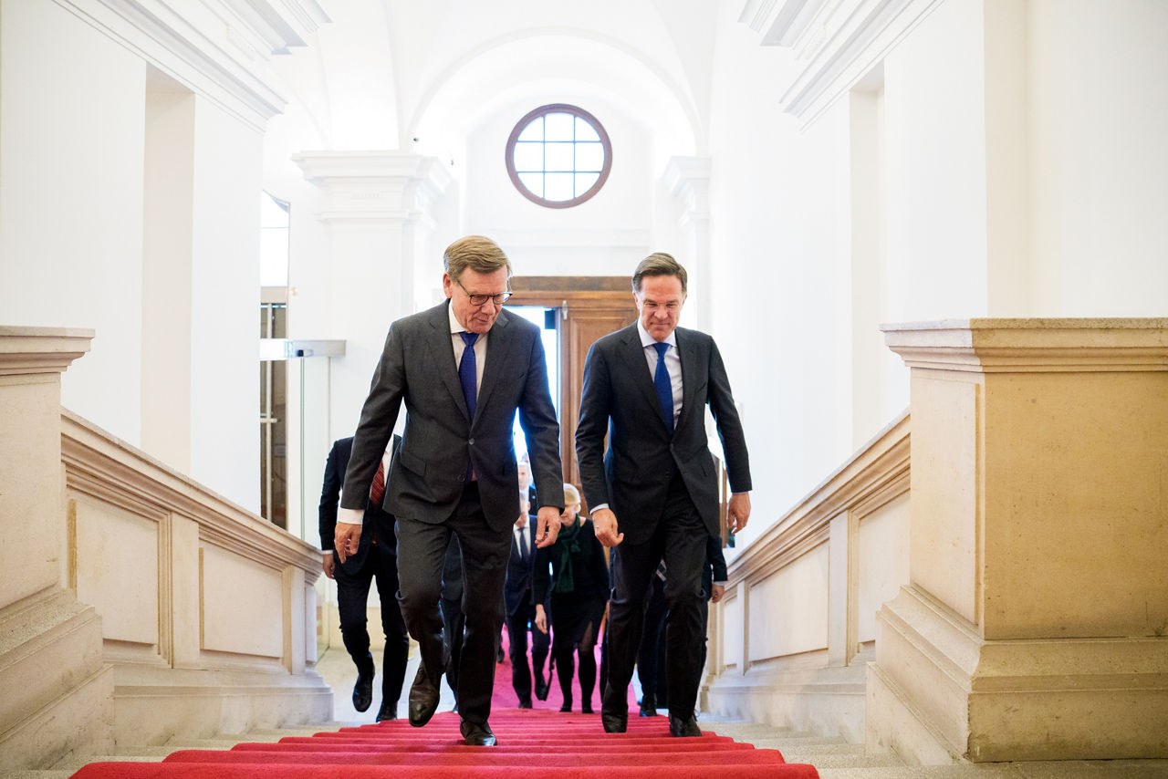 NATO Secretary General Mark Rutte meets with Johann Wadephul, Minister of Foreign Affairs of Germany