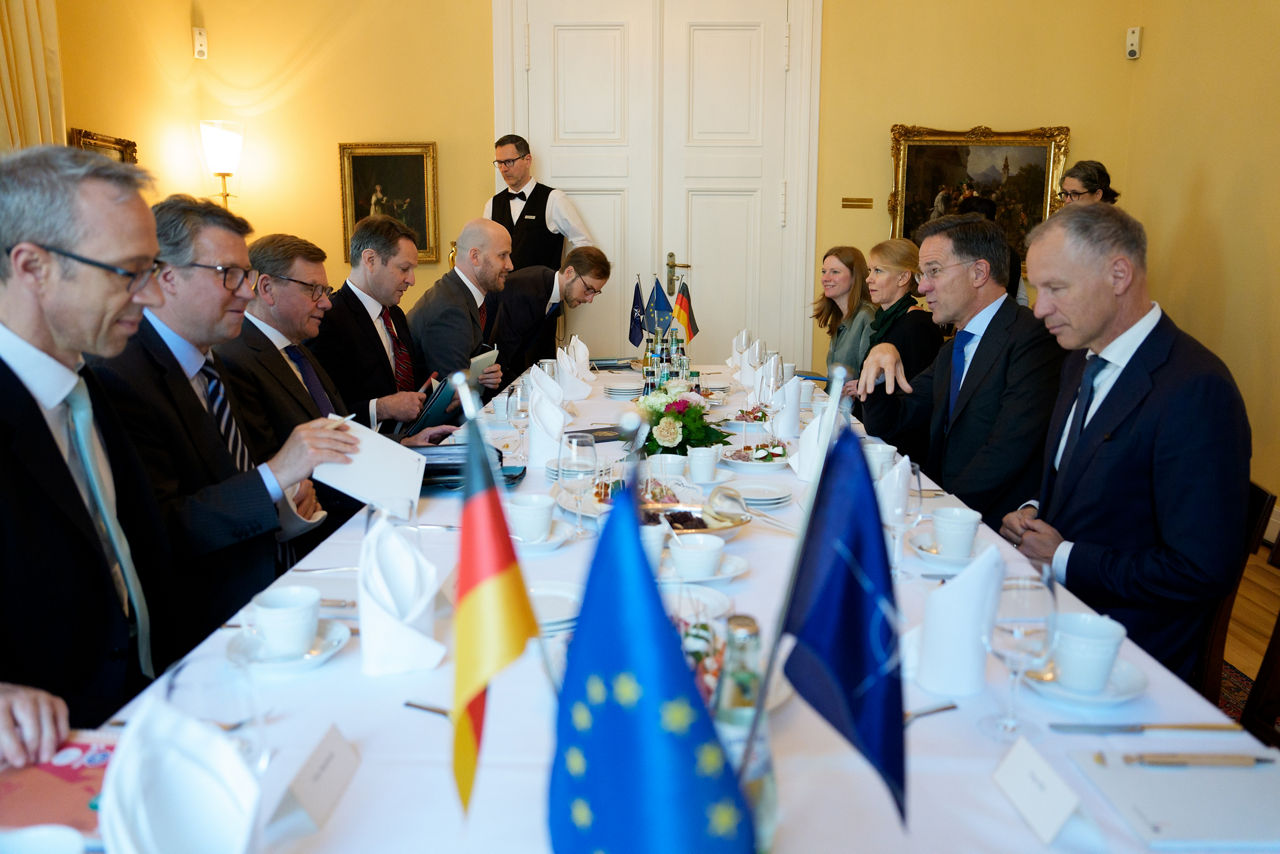 NATO Secretary General Mark Rutte meets with Johann Wadephul, Minister of Foreign Affairs of Germany