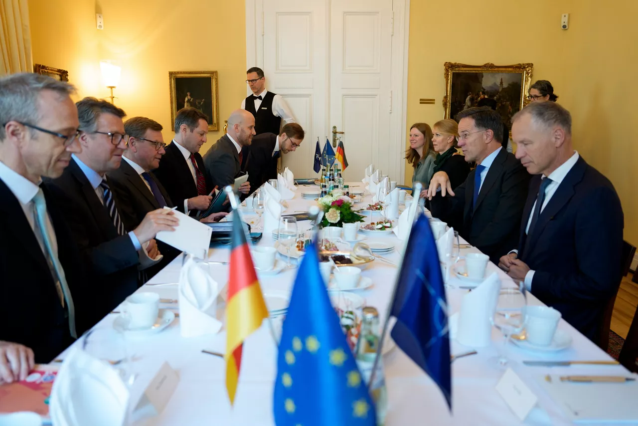 NATO Secretary General Mark Rutte meets with Johann Wadephul, Minister of Foreign Affairs of Germany
