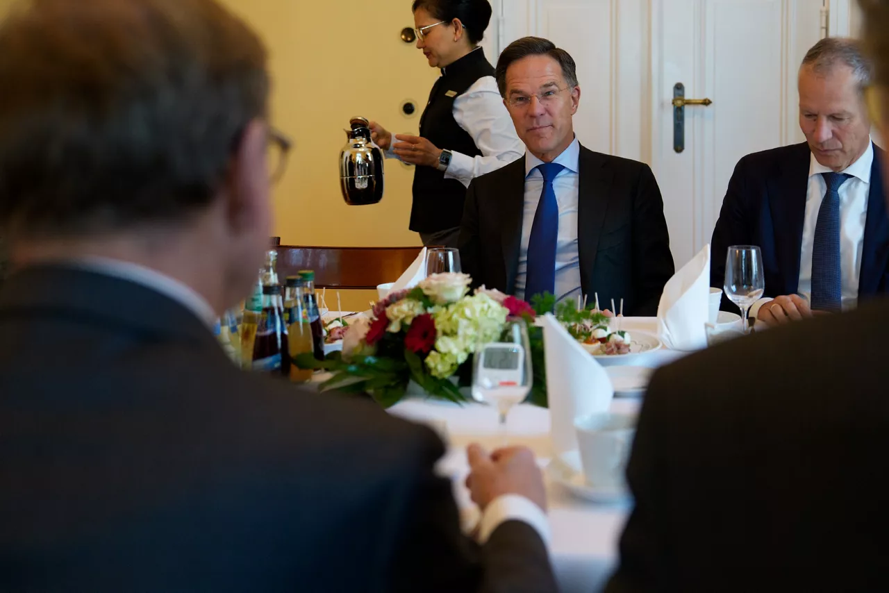 NATO Secretary General Mark Rutte meets with Johann Wadephul, Minister of Foreign Affairs of Germany