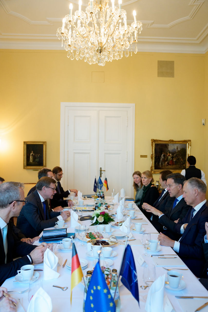 NATO Secretary General Mark Rutte meets with Johann Wadephul, Minister of Foreign Affairs of Germany