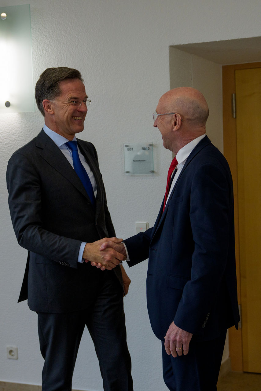 NATO Secretary General Mark Rutte meets with John Healey, Secretary of State for Defence of the United Kingdom