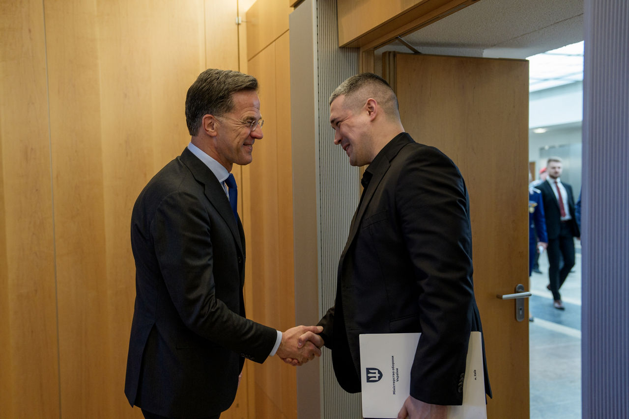NATO Secretary General Mark Rutte meets with Mykhailo Fedorov, Minister of Defence of Ukraine