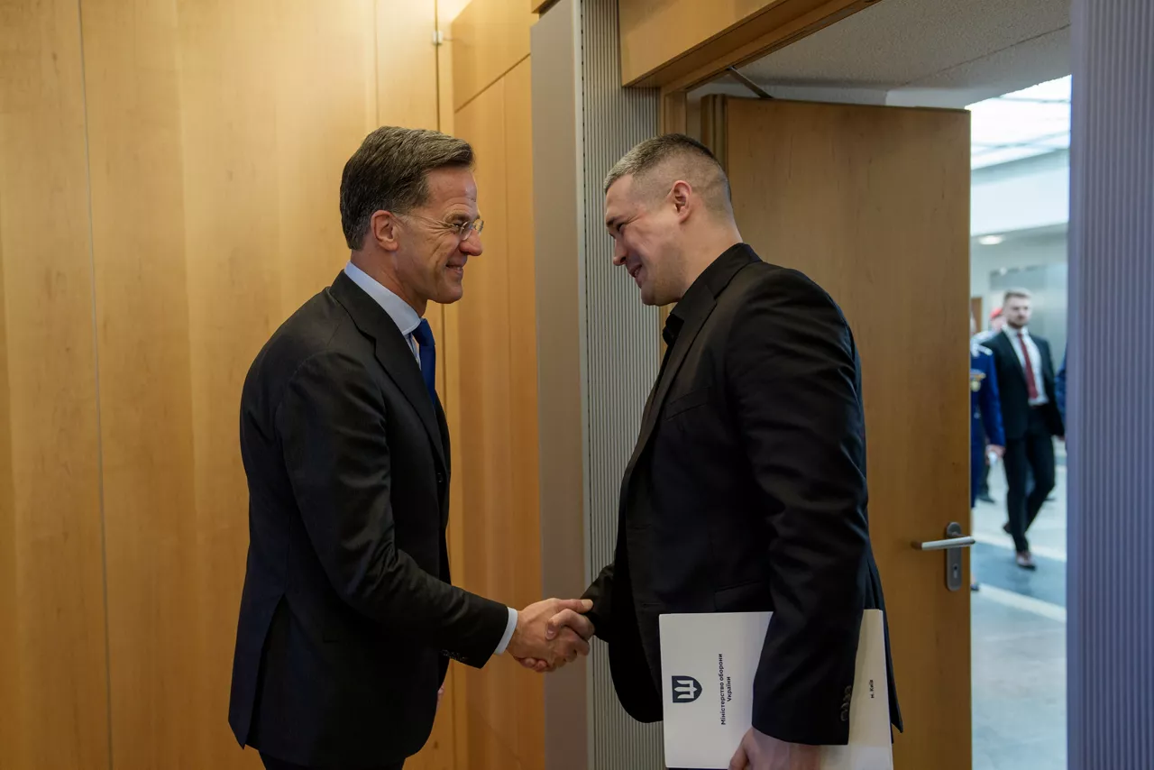 NATO Secretary General Mark Rutte meets with Mykhailo Fedorov, Minister of Defence of Ukraine