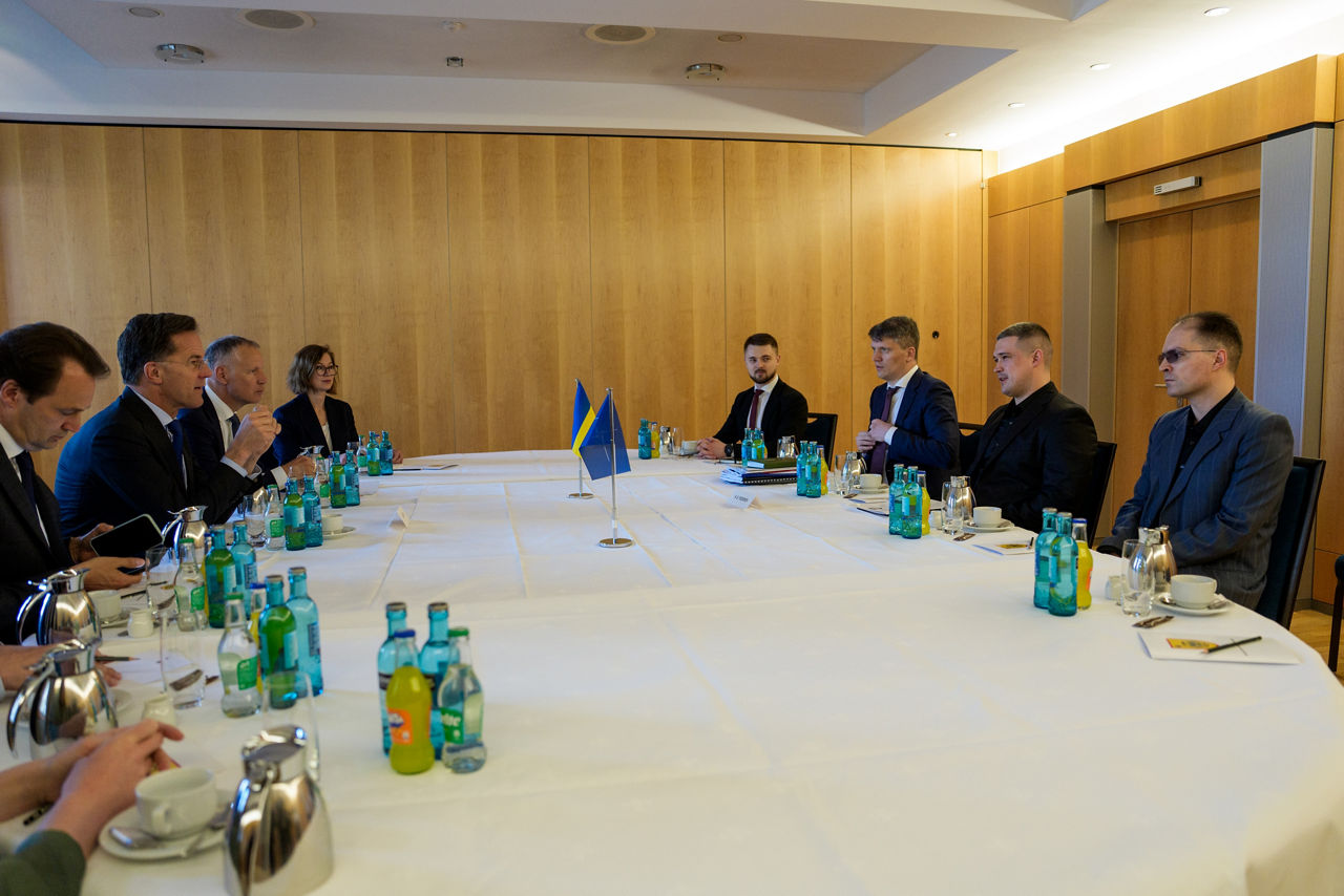 NATO Secretary General Mark Rutte meets with Mykhailo Fedorov, Minister of Defence of Ukraine