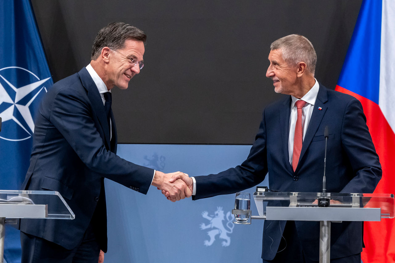 Joint press conference by NATO Secretary General Mark Rutte with Andrej Babiš, Prime Minister of Czechia