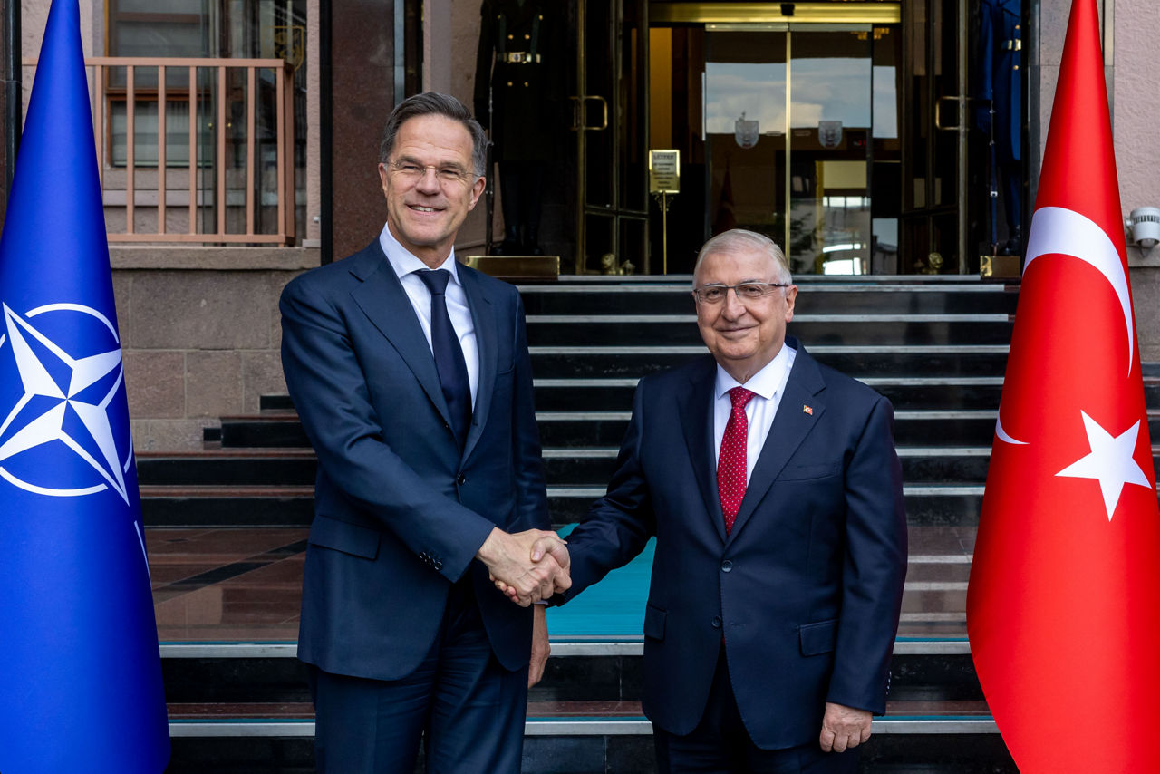 NATO Secretary General Mark Rutte meets with General Yaşar Güler, Minister of National Defence of Türkiye