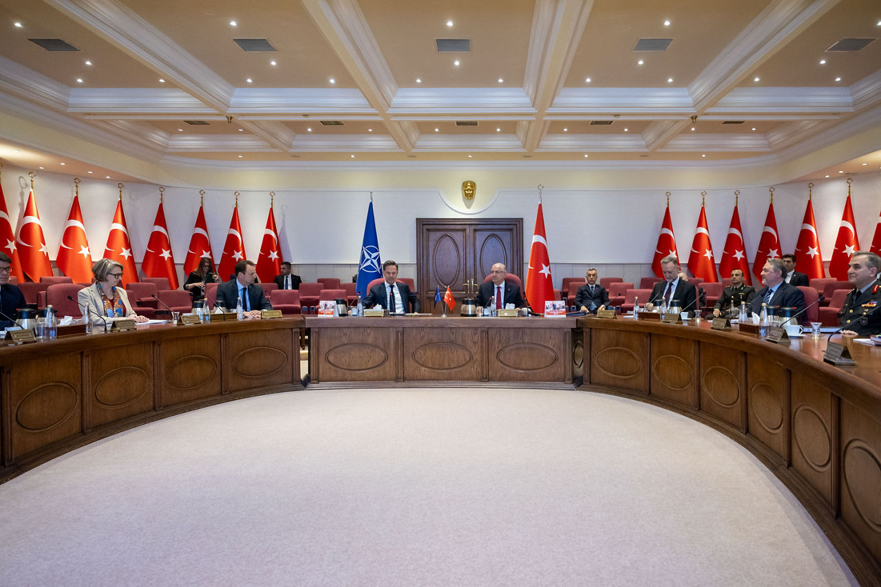 NATO Secretary General Mark Rutte meets with General Yaşar Güler, Minister of National Defence of Türkiye