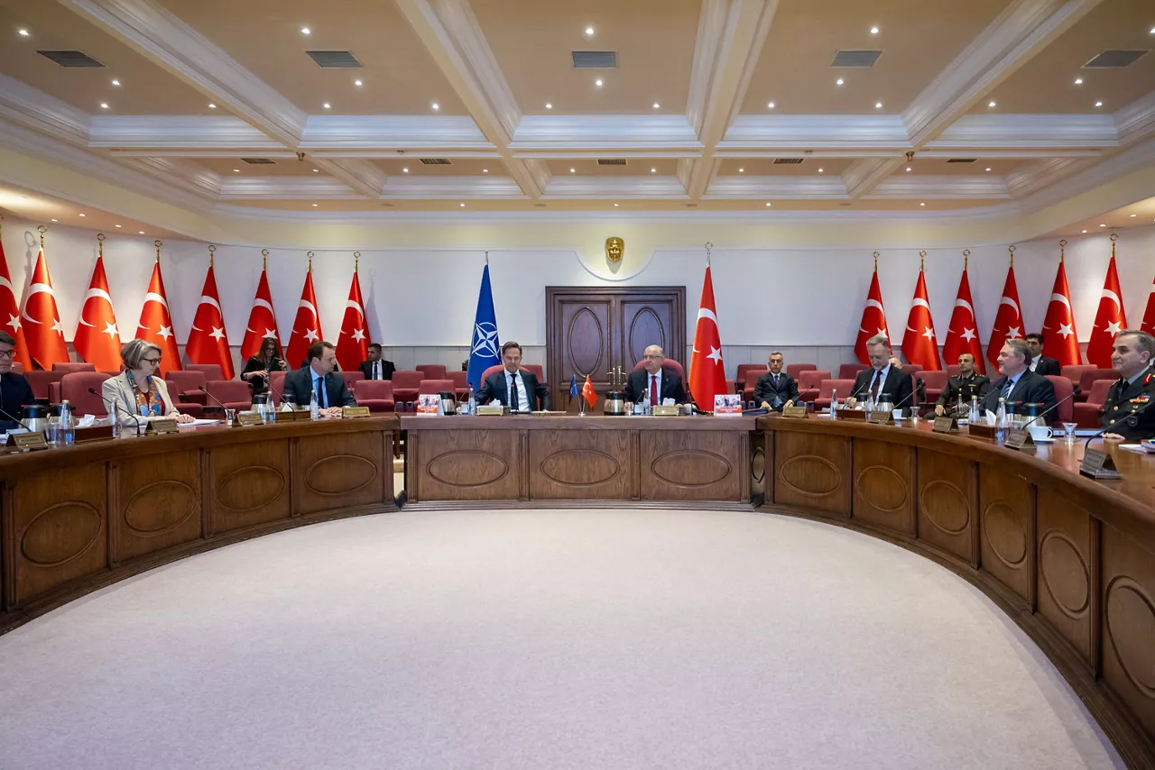 NATO Secretary General Mark Rutte meets with General Yaşar Güler, Minister of National Defence of Türkiye