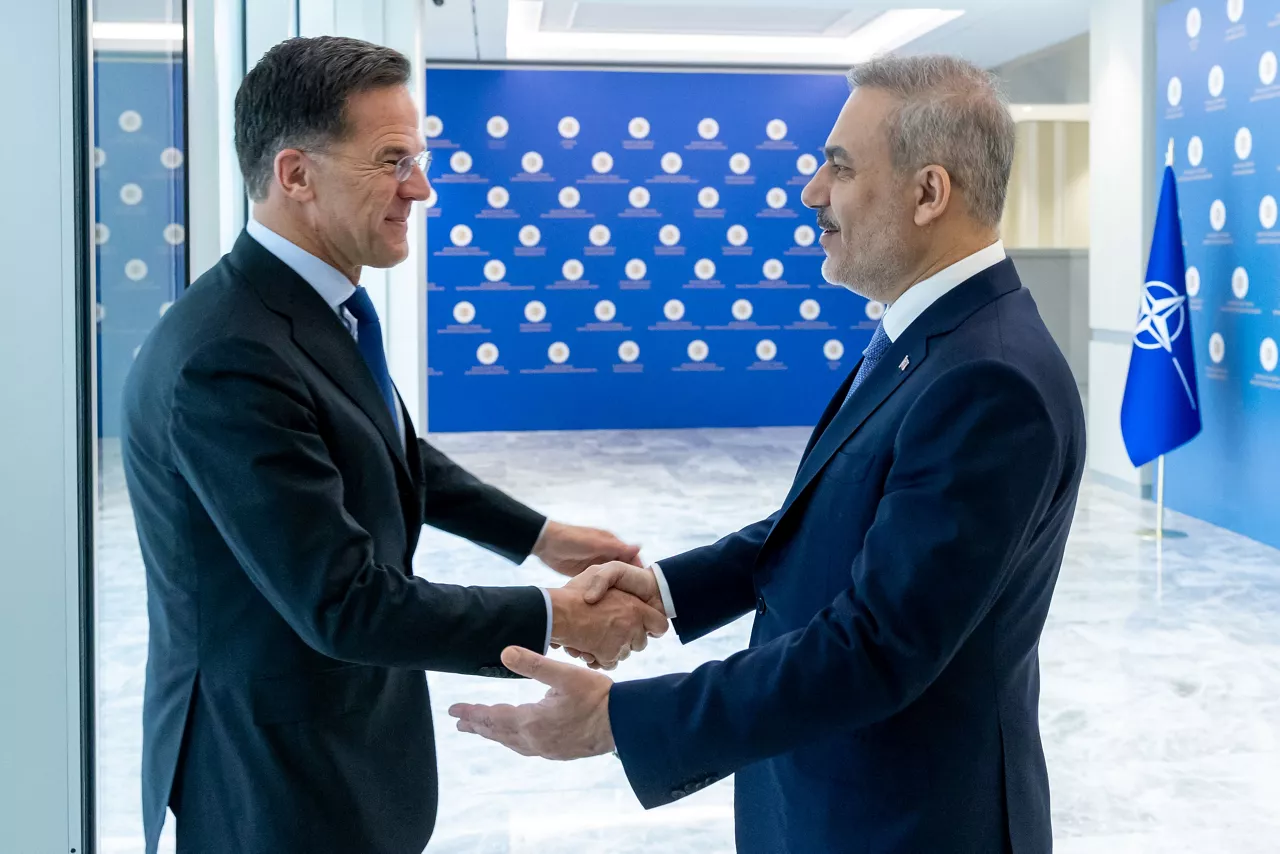 NATO Secretary General Mark Rutte meets with Hakan Fidan, Minister of Foreign Affairs of Türkiye